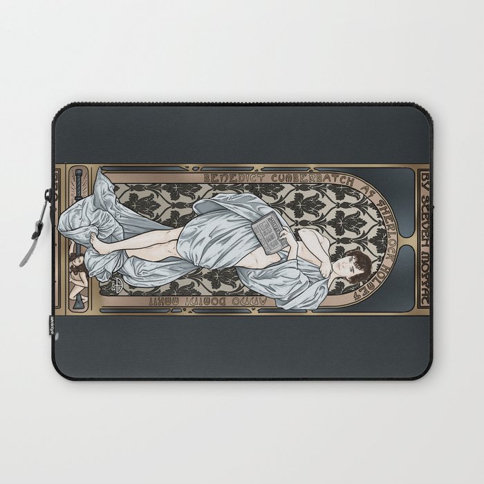 A Scandal in Belgravia - Mucha Style Laptop Sleeve