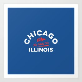 Chicago, Illinois | The Windy City Art Print