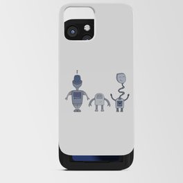 Three Adorable Robots iPhone Card Case