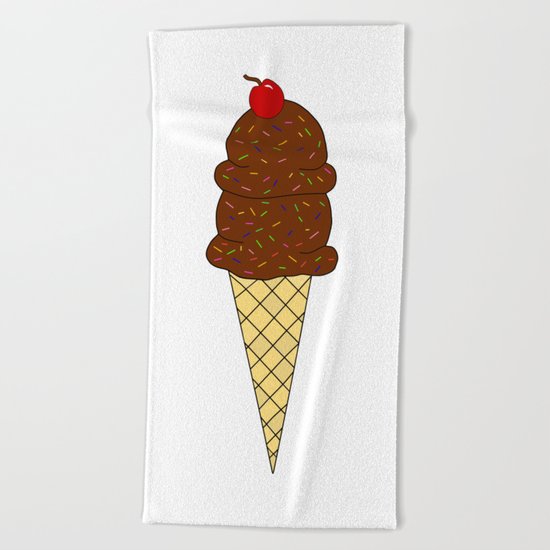 Two Scoops Beach Towel