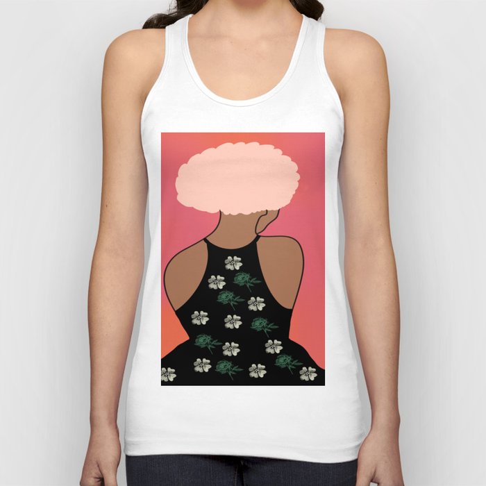 Woman At The Meadow 16 Tank Top