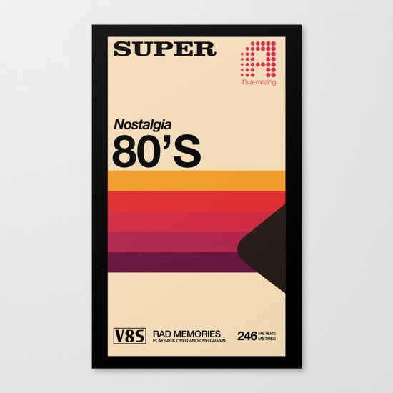 Super Tape Canvas Print