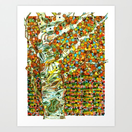 Autumn Aspen Art Print