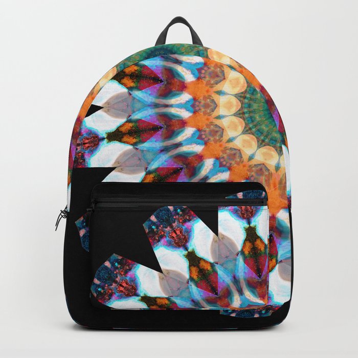 Joy Dance - Bright Colorful Mandala Art Backpack