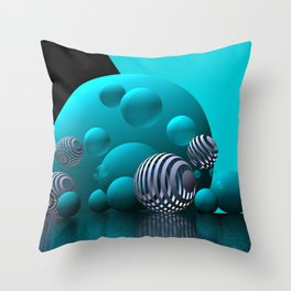 spheres everywhere -11- Throw Pillow