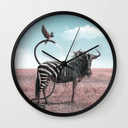 Heat Wave - Julien Tabet - Photoshop Artwork Wall Clock