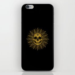 Skull Sun iPhone Skin