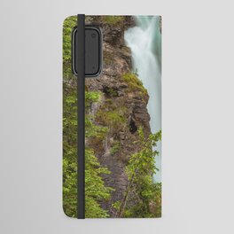 Johnston Canyon Falls Android Wallet Case
