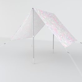 Abstract Gray Pink Lavender Valentine's Hearts Sun Shade