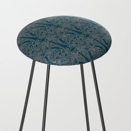 The Grand Salon, Teal Counter Stool