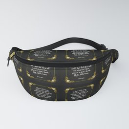 Martin Luther Quote Fanny Pack