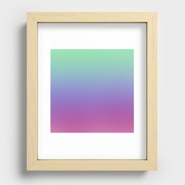 OMBRE MOODY RAINBOW COLORS  Recessed Framed Print