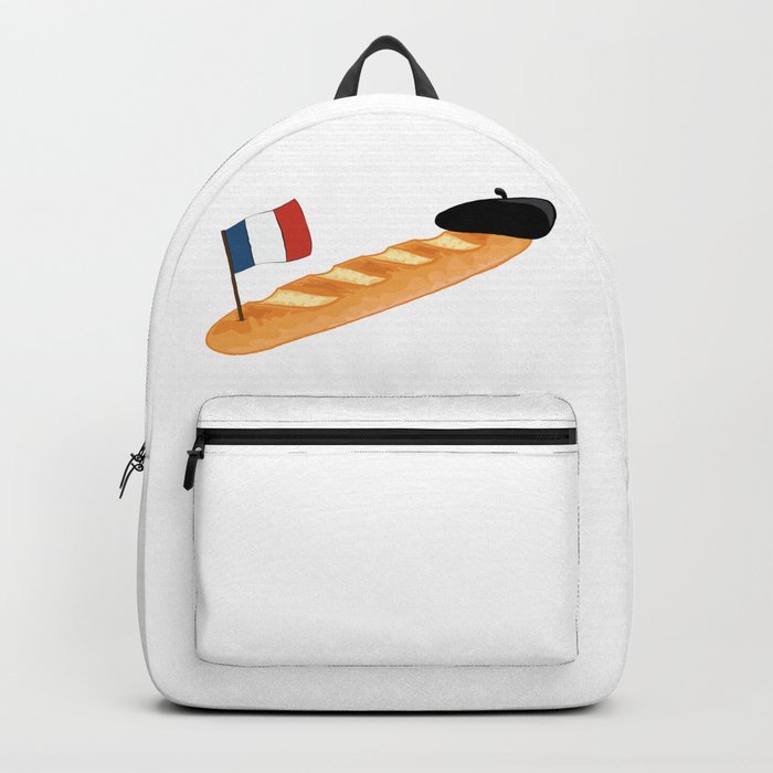 French Baguette - Funny French Food Backpack