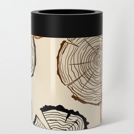 Tree Growth Rings - Cream Can Cooler