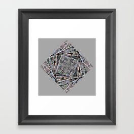 Diamond Slice Framed Art Print
