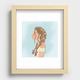 Double Braid Recessed Framed Print