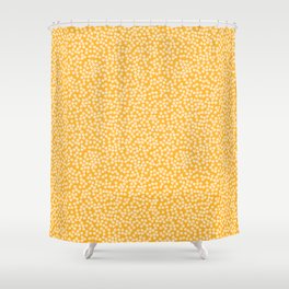 Ditsy Yellow Flowers Shower Curtain