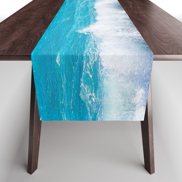 France Photography - Beautiful Beach In France Table Runner