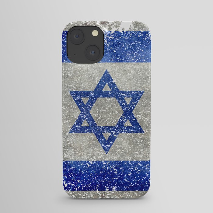Israeli flag of Israel in MegaTex iPhone Case