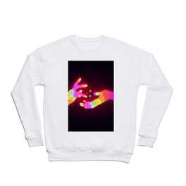 Psychedelic Energy Hands Crewneck Sweatshirt