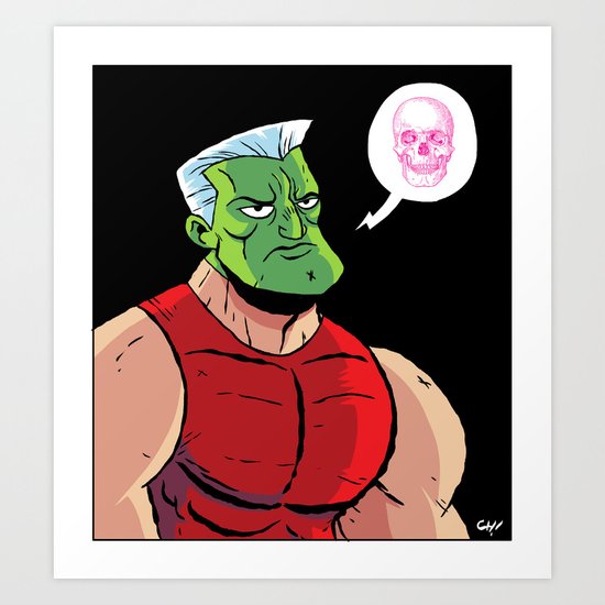 FRANKENSTEIN LIVES! Art Print