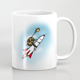 Rocket Giraffe Coffee Mug