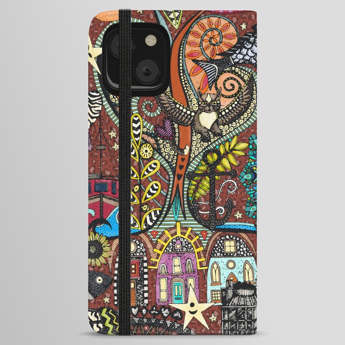 fantastical dreams chestnut iPhone Wallet Case