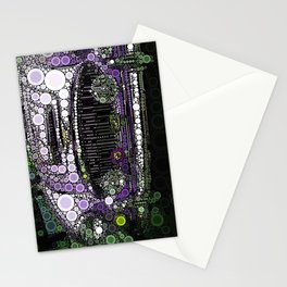 ridin' purple Stationery Cards