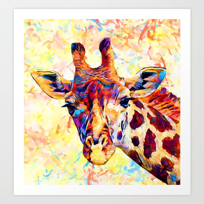 Giraffe 3 Art Print
