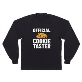 Chocolate Chip Cookie Recipe Dough Almond Long Sleeve T-shirt