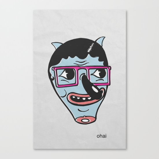 ohai! print Canvas Print