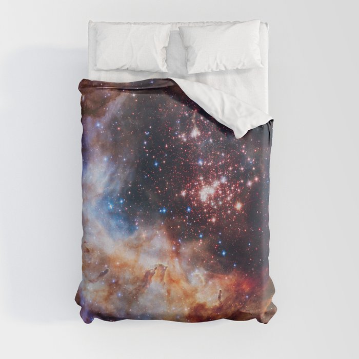 Star Cluster in the Milky Way Duvet Cover