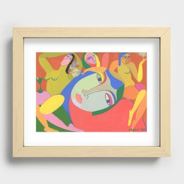 Resting Thoughts Recessed Framed Print