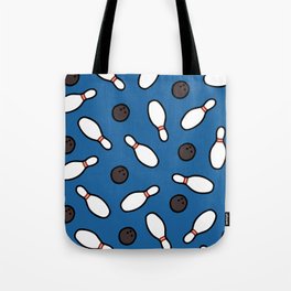 Bowling for Pins Pattern Tote Bag