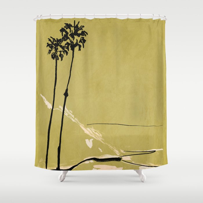 Landscape sketch art 10 Shower Curtain