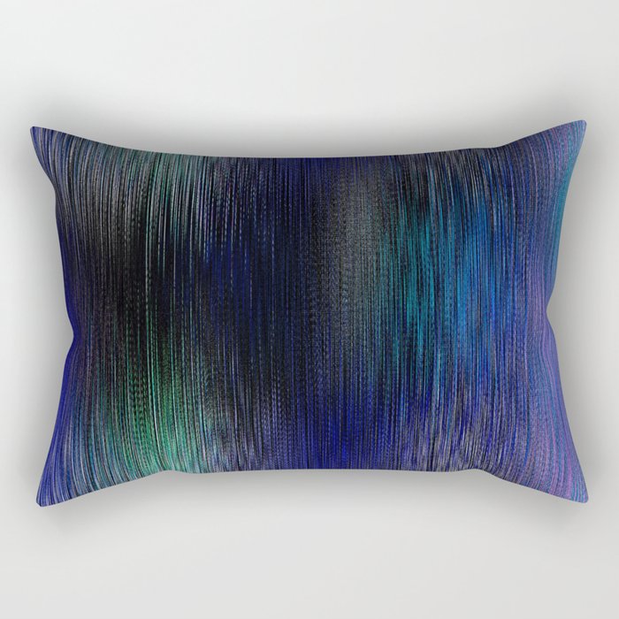 Blue Threads Rectangular Pillow