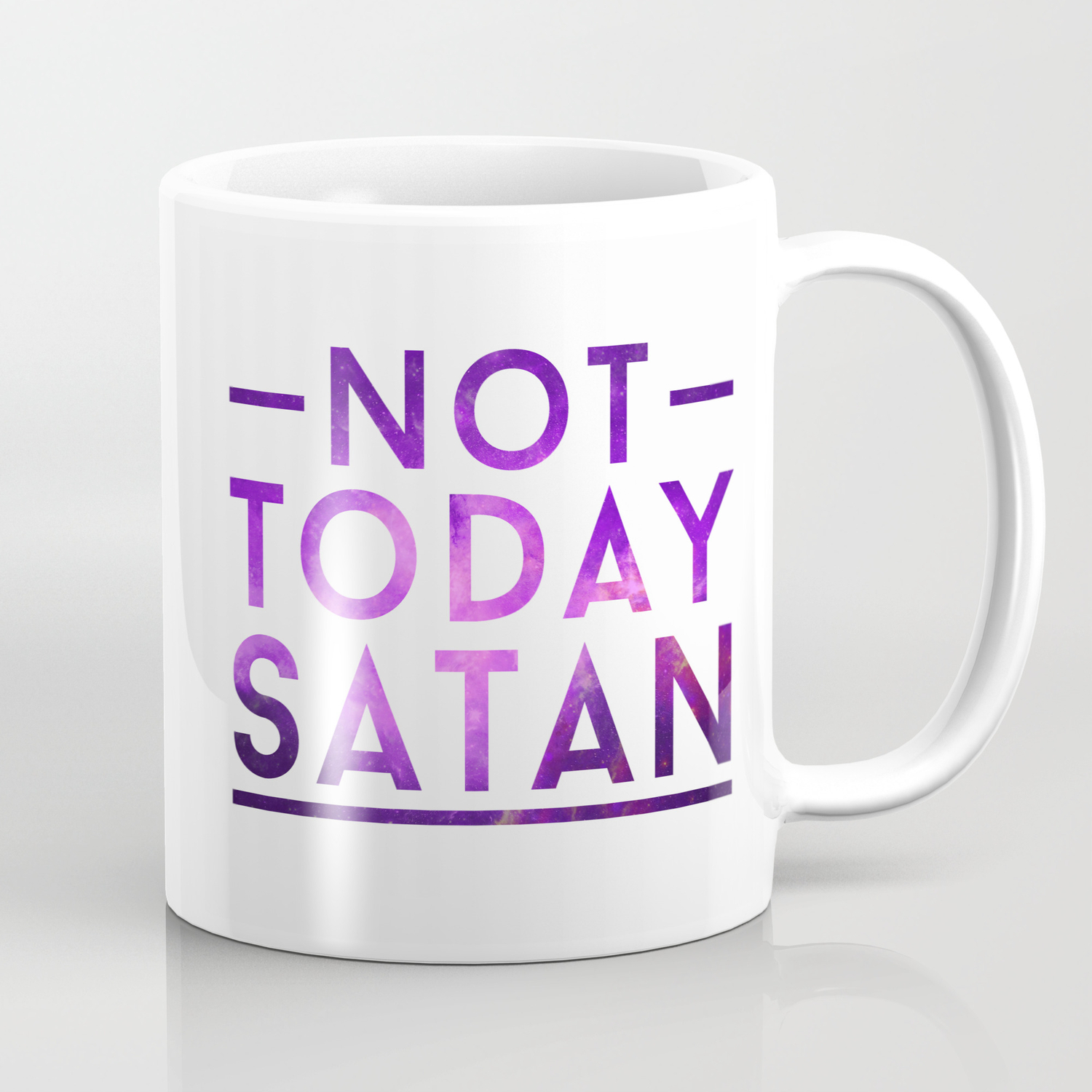 Not Today Satan Not Today Cross 30 Oz Stainless Steel Travel Mug with Lid 