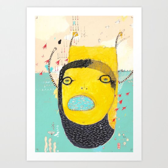 Nothing is impossible to a willing heart Art Print