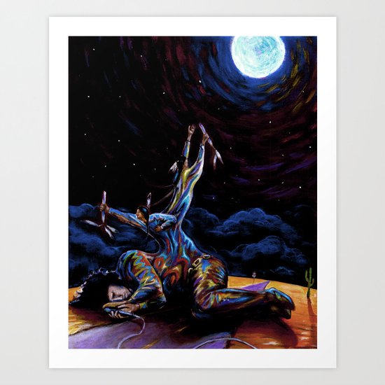 American Prayer 2 Art Print