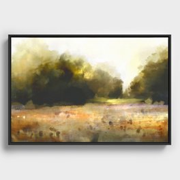 Wild Orchard Framed Canvas