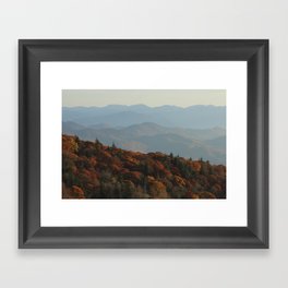 The Blue Ridge Mountains NC, Fine Art Photography Framed Art Print