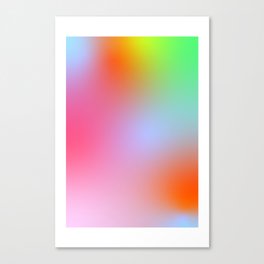 Vibrant Color Gradients / Gradiente De Colores Vibrantes. Canvas Print
