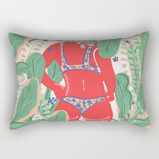 The Art Of Bikini Rectangular Pillow