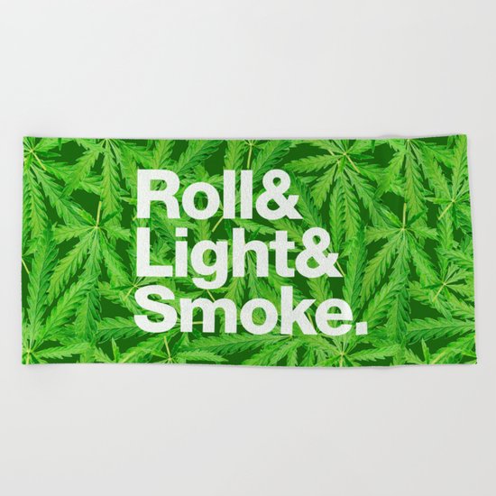 Weed Beach Towel
