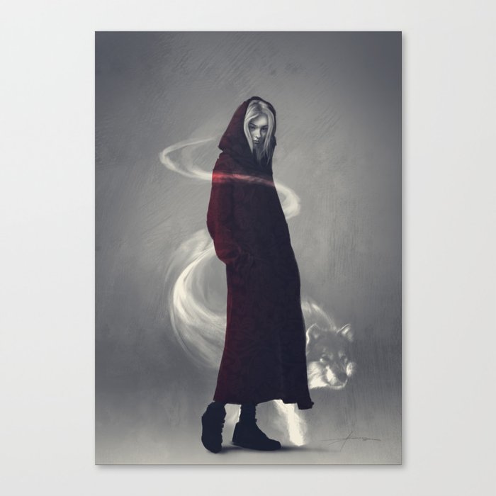 little red riding hood Canvas Print