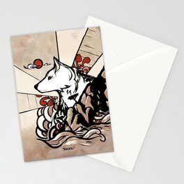 Wolf Ukiyo-e Stationery Cards