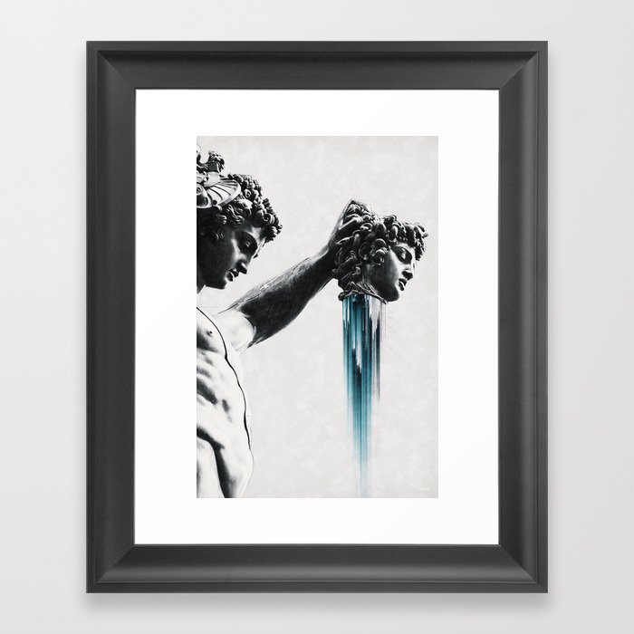 Perseus and  Medusa Framed Art Print