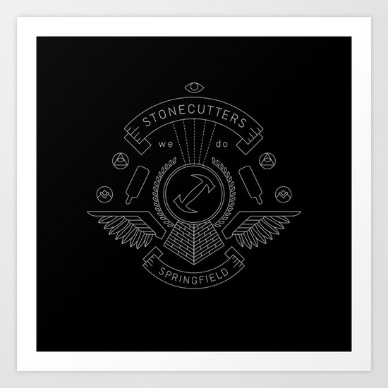 Members Only: Stonecutters Art Print