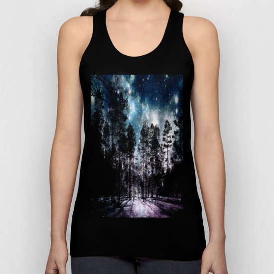 One Magical Night...(teal & lavender) Unisex Tank Top