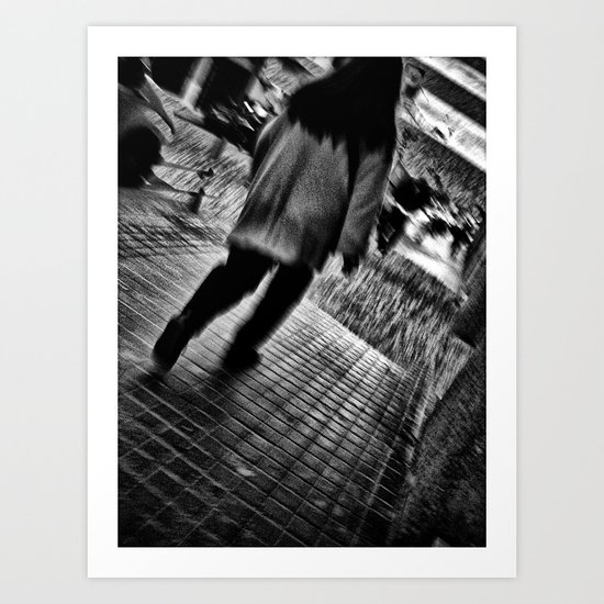 when embarking, each step Art Print